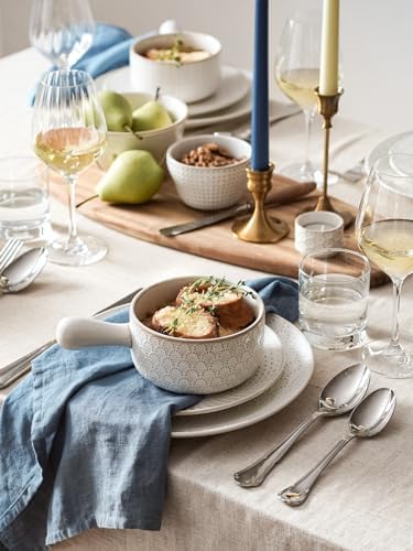 LE TAUCI French Onion Soup Bowls, 18 Ounce Soup Bowls With Handles for