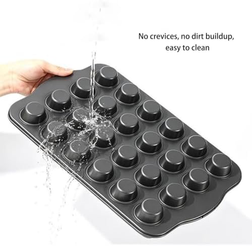 Mini Muffin Pan,Non-Stick 24 Cups Mini Cupcake Pans for Baking Tin