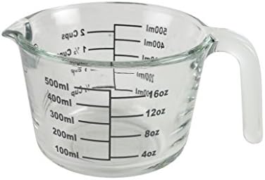 Farberware 2-Cup Borosilicate Glass Wet and Dry Measuring Cup with
