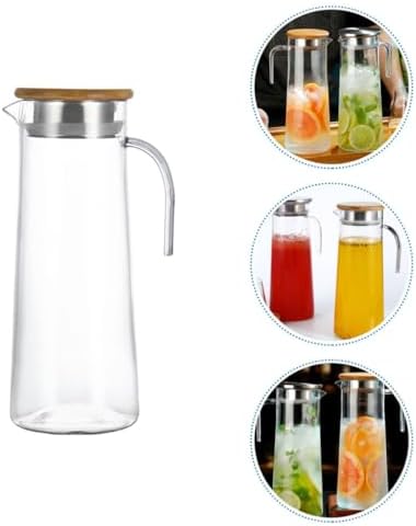 Acrylic Ice Water Pitcher 1.2l with Lid for Serving