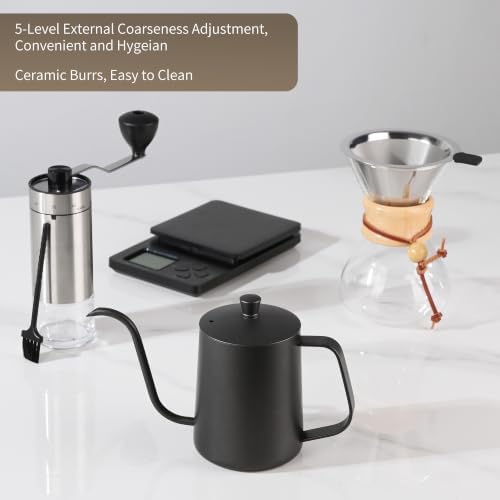 Coffee Pour Over Set with Dripper and Kettle
