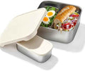 Stainless Steel Lunch Box, Sandwich and 2 Snack Containers
