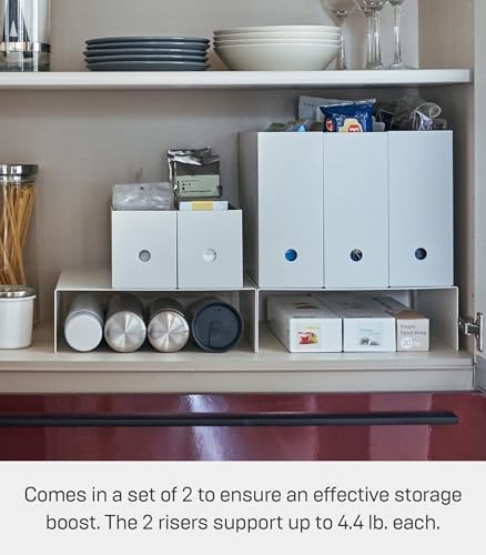YAMAZAKI Home Tower Steel Under Cabinet Bottom Shelf Storage