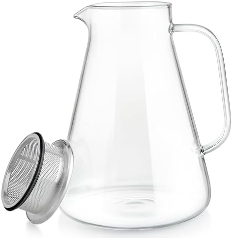 Teabloom One-Touch Tea Maker 56 Oz Borosilicate Glass