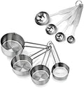 New Star Foodservice 42917 Stainless Steel Measuring Cups & Spoons Set