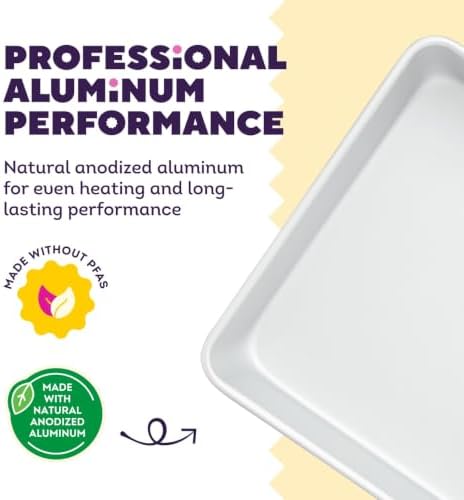 Wilton Aluminum Square Cake Pan, Made Without PFAS, 12 x 12 in.