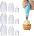 9 PCS Couplers for Piping Bags 3 Sizes Clear Piping Bag Couplers