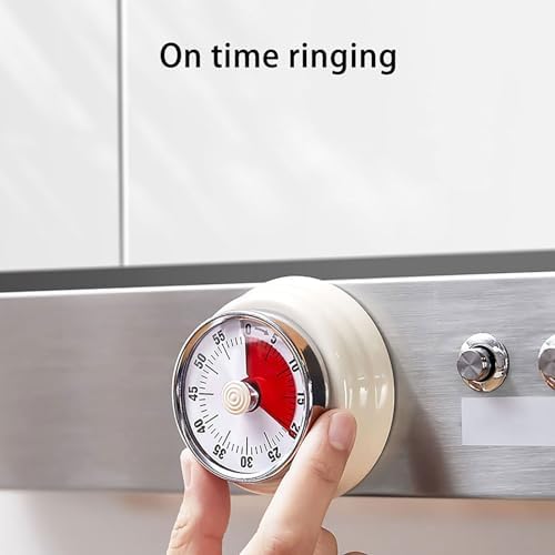 Stainless Steel Kitchen Timer, 60-Minute