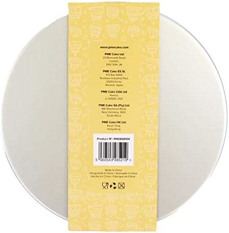 PME Round Cake Pans 6, 8, 10-Inch x 4-Inch Deep, Set of 3, Silver