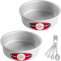 Lumintrail Fat Daddios 2 Pack Round Cake Pan | 6 x 2 Inch | Anodized