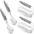 SetSail Heavy-Duty Stiff Bristle Scrub Brushes, 4-Pack