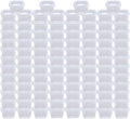 MIUPOO Leak Proof Square Sauce Cup,Plastic Souffle Cups,Disposable