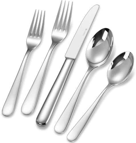 KEAWELL Premium Louise 20/45/65-Piece Silverware Set (65)