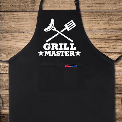 Xornis 100% Cotton Funny Apron for Men Women Adjustable Bib Aprons