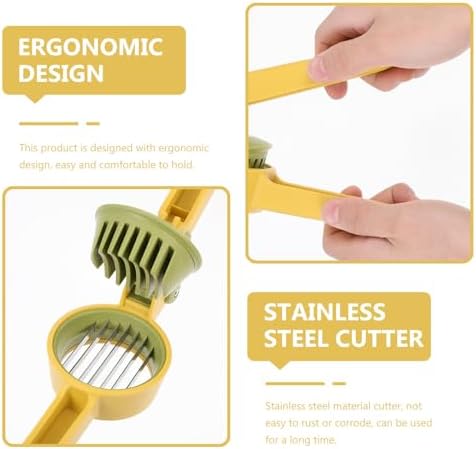 Manual Fruit Slicer, Multipurpose Egg and Strawberry Cutter Kitchen