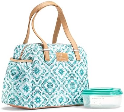 Fit & Fresh Insulated Leakproof & Stain-Resistant Large Lunch Box For
