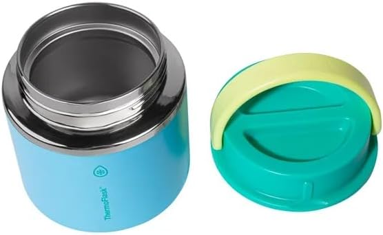 ThermoFlask 20 oz Insulated Food Jar, 2-Pack, Pink and Blue, Hot 12