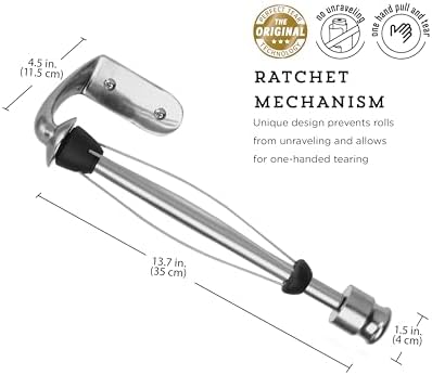 Kamenstein Perfect Tear Paper Towel Holder, Aluminum
