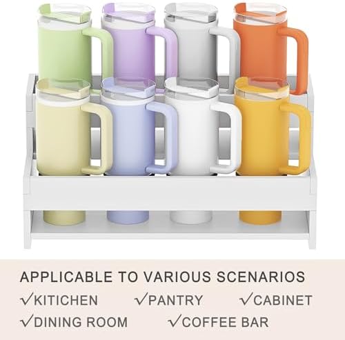 Water Bottle Organizer 2-Tier 15.7" W