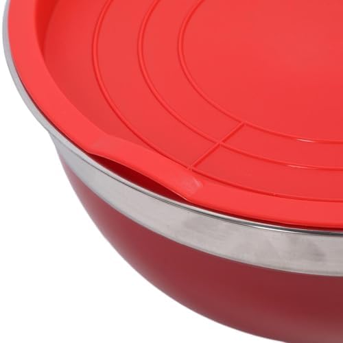 Yosoo 7PCS Stainless Steel Mixing Bowls with Lids, Plastic Stackable