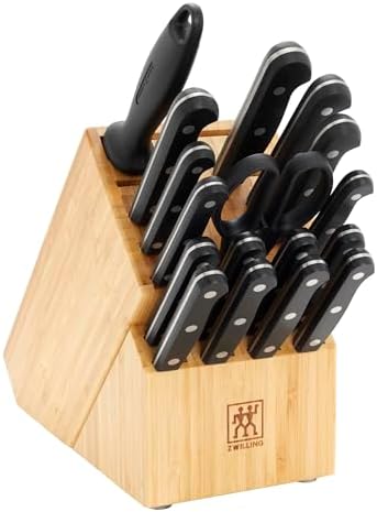 ZWILLING TWIN Gourmet 18-pc German Knife Block Set