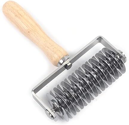 Pastry Lattice Cutter Dough Lattice Roller, Stainless Steel Roller