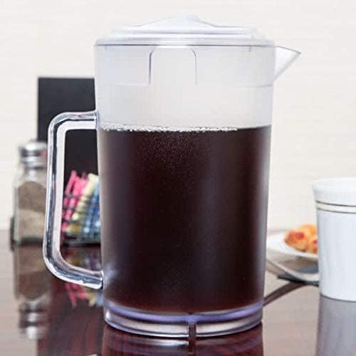 G.E.T. P-3064-1-CL-EC Heavy-Duty Shatterproof Plastic 2 Quart Pitcher - Image 8