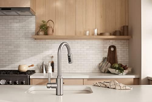 Moen Genta LX One-Handle Pull-Down Kitchen Faucet, Spot Resist