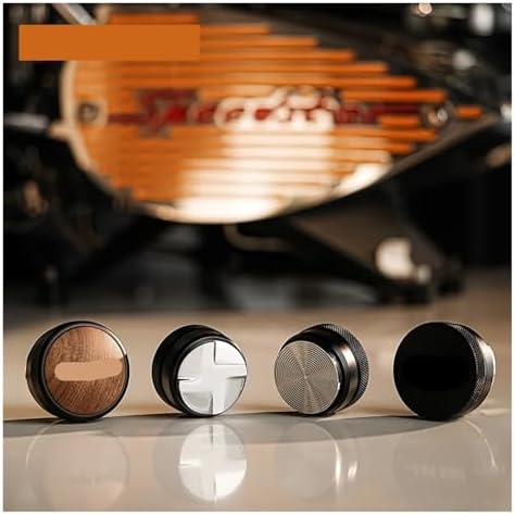 51/53/58mm Coffee Tamper & Distributor With Tamping Mat Cleaning Brush