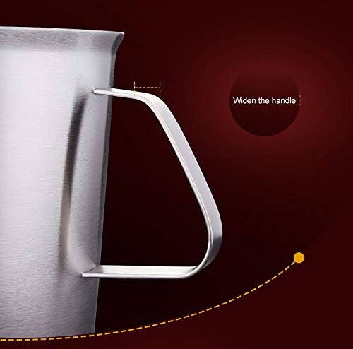 KSENDALO 32Oz/4Cup Stainless Steel Pitcher, 1 Liter Metal Container - Image 5