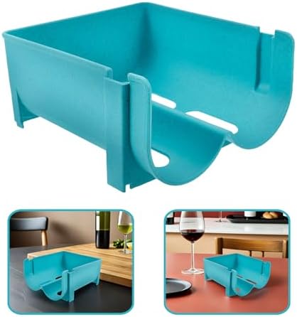 Stackable Can Storage Rack for Refrigerator and Pantry, Blue Plastic