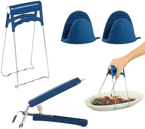 3 Pack Kitchen Tongs Bowl Dish Avoid Scalding Kitchenware Set