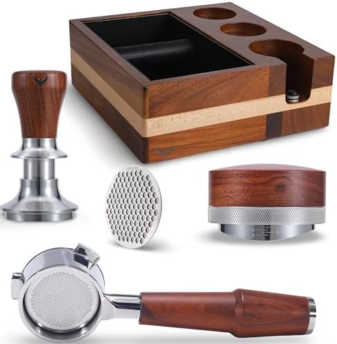 54mm Espresso Kit for Breville Machines Includes Knock Box With Tamp