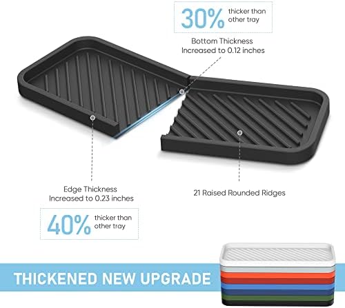 EG-SIPRO Silicone Kitchen Sink Sponge Holder Tray