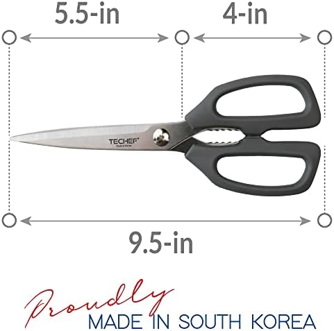 TECHEF Kitchen Shears, All Purpose Scissors, Dishwasher Safe, Heavy