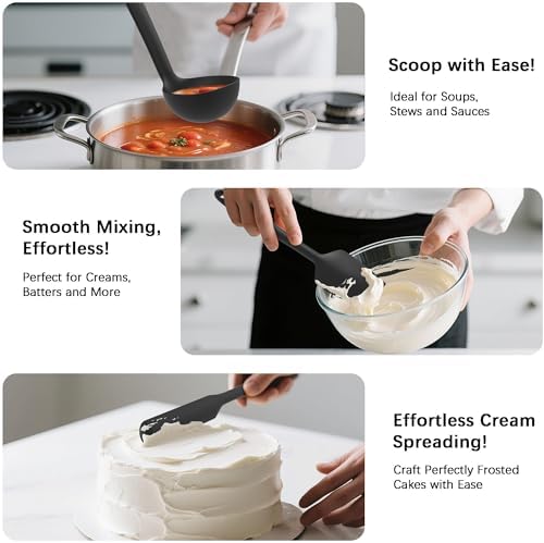 Coukre 14-Piece Silicone Utensil Set, Heat Resistant