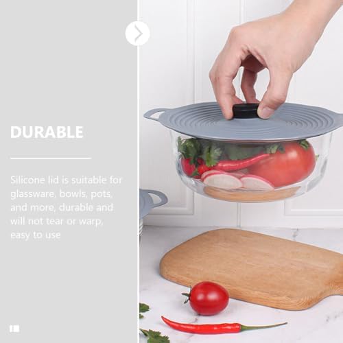 Silicone Universal Lid for Pots and Bowls, 12.6 x 11 Inches