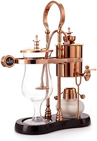 Diguo Belgian Balance Syphon Coffee Maker, Rose Golden, 500ml