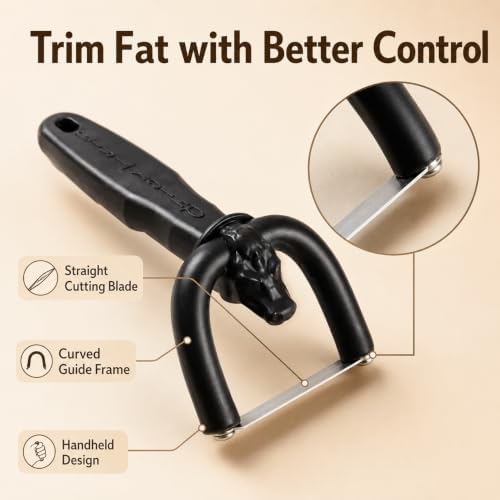 Handheld Meat Cutter and Fat Trimmer