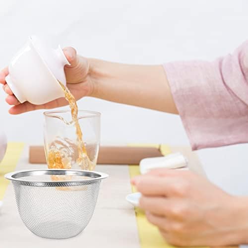 Operitacx 8-Pack Stainless Steel Tea Infuser Baskets, 3-Inch Strainers