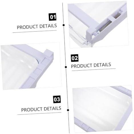 White Plastic Fridge Egg Holder Drawer Organizer for Xmas Refrigerator