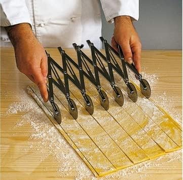7 Wheel Stainless Steel Pastry Cutter,Expandable Pizza