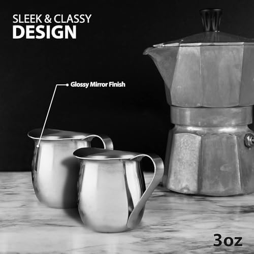 Stainless Steel Bell Creamer Espresso Shot Frothing Pitcher Cup Latte