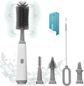 Electric Bottle Brush Set, 360°Automatic Bottle Brush Cleaner with 3