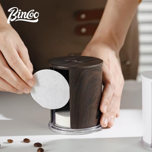 Bincoo Coffee Filter Holder with Lid - Compatible with 51, 53, 58,60mm