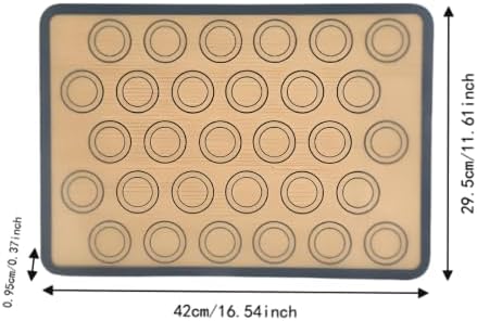 ACNTENY Silicone Baking Mat, Nonstick Oven Liner, 29.5 x 42 cm