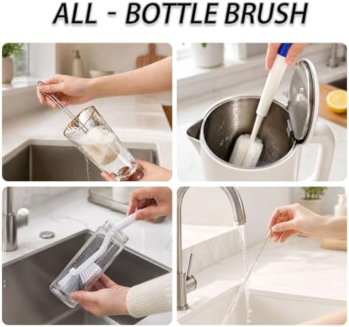 straw cleaner brush suit, Used for cleaning water cups and straws