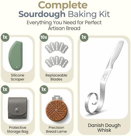 Sourdough Accessories | Seamless Danish Sourdough Bread Whisk