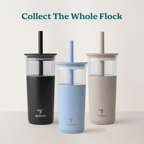 REDUCE Aspen - 20oz Vacuum Insulated Glass Tumbler - Extra Wide Straw