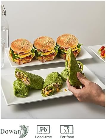 DOWAN 14" Serving Trays, Serving Platters, Ceramic Serving Platters
